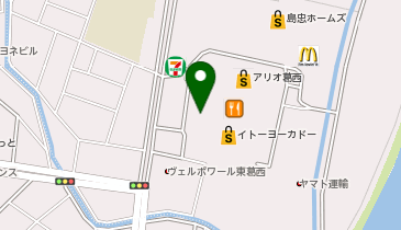 充レン アリオ葛西 1階フードコート側入り口エレベータ付近の地図画像