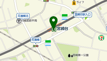 充レン 田園都市線宮崎台 駅前フードコートの地図画像