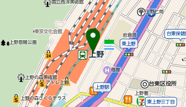 ロッカー 上野駅 改札外 M2F入谷口改札 階段下」(台東区