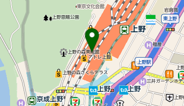 ロッカー 上野駅 改札外 2F入谷口通路 2F通路」(台東区