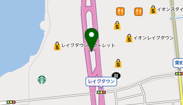 いきなりステーキ イオンモール越谷レイクタウンKAZE店の地図画像