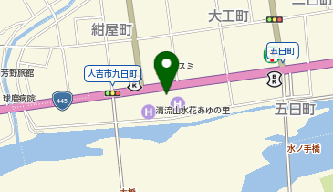 [everiwa]人吉温泉鍋屋/1号機の地図画像