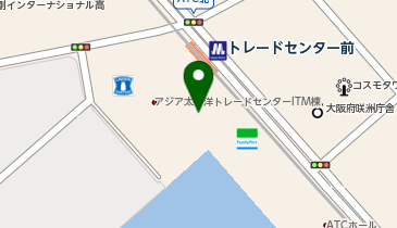 外貨両替機 SMART EXCHANGE アジア太平洋トレードセンター(ATC) ITM棟の地図画像