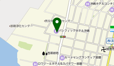 外貨両替機 SMART EXCHANGE パシフィックホテル沖縄の地図画像