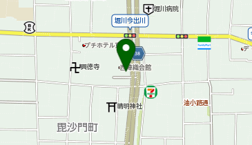 外貨両替機 SMART EXCHANGE 西陣織会館の地図画像