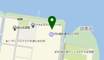 外貨両替機 SMART EXCHANGE びわ湖大津プリンスホテルの地図画像