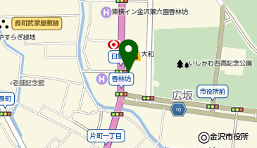 外貨両替機 SMART EXCHANGE 大和 香林坊店の地図画像