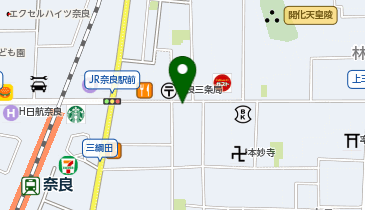 外貨両替機 SMART EXCHANGE CUE 奈良三条店の地図画像