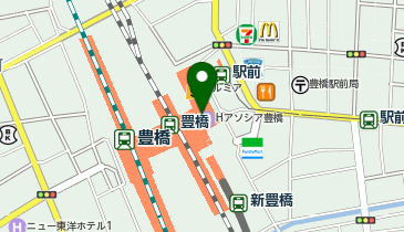 外貨両替機 SMART EXCHANGE ホテルアソシア豊橋の地図画像