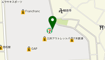 外貨両替機 SMART EXCHANGE 三井アウトレットパーク 木更津の地図画像