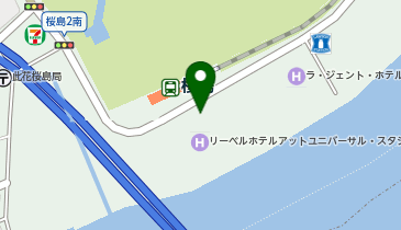 外貨両替機 SMART EXCHANGE リーベルホテル アット ユニバーサル・スタジオ・ジャパンの地図画像