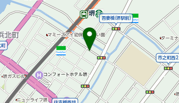 外貨両替機 SMART EXCHANGE くれたけイン南海堺駅前の地図画像
