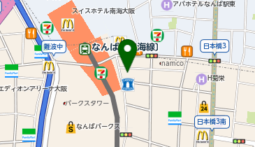外貨両替機 SMART EXCHANGE GiGO 難波アビオンの地図画像