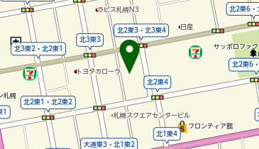 外貨両替機 SMART EXCHANGE ホテル創成札幌Mギャラリーの地図画像