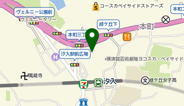 外貨両替機 SMART EXCHANGE メルキュール横須賀の地図画像