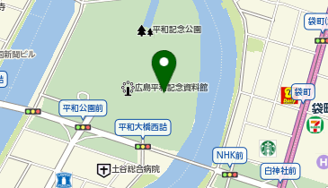 外貨両替機 SMART EXCHANGE 広島平和記念資料館の地図画像