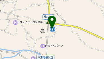 外貨両替機 SMART EXCHANGE ローソン 信州白馬八方店の地図画像
