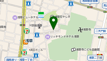 外貨両替機 SMART EXCHANGE 丸〆(MARUSHIME)浅草本店の地図画像