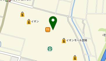 外貨両替機 SMART EXCHANGE イオンモール宮崎の地図画像
