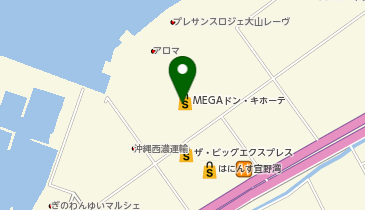 外貨両替機 SMART EXCHANGE MEGAドン・キホーテ宜野湾店の地図画像