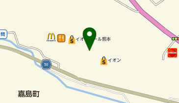 外貨両替機 SMART EXCHANGE イオンモール熊本の地図画像