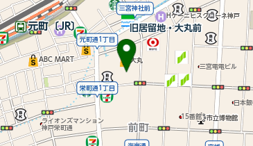 外貨両替機 SMART EXCHANGE 大丸神戸店の地図画像