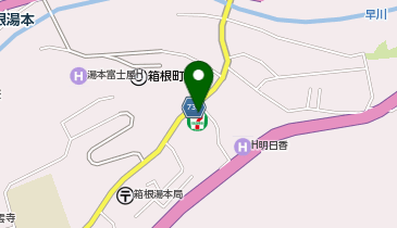 外貨両替機 SMART EXCHANGE セブン-イレブン 箱根湯本駅前店の地図画像