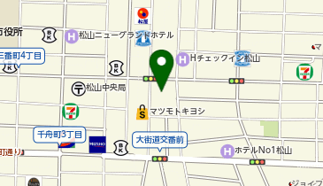 外貨両替機 SMART EXCHANGE ドン・キホーテ松山大街道店の地図画像