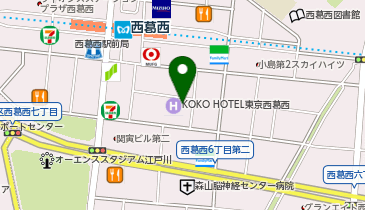 外貨両替機 SMART EXCHANGE KOKO HOTEL 東京西葛西の地図画像