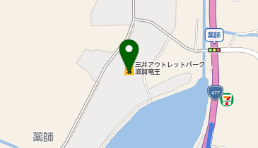 外貨両替機 SMART EXCHANGE 三井アウトレットパーク 滋賀竜王 南モール1階 ガレリア内の地図画像