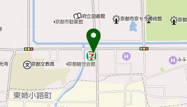 外貨両替機 SMART EXCHANGE セブン-イレブン 京都平安神宮前店の地図画像