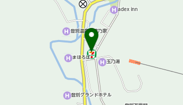 外貨両替機 SMART EXCHANGE セブン-イレブン 登別温泉店の地図画像