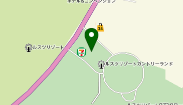 外貨両替機 SMART EXCHANGE セブン-イレブン ルスツ高原店の地図画像