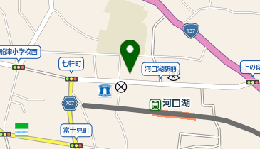 外貨両替機 SMART EXCHANGE セブン-イレブン 河口湖駅前店の地図画像