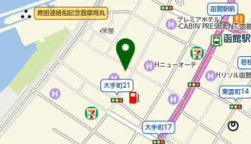 外貨両替機 SMART EXCHANGE ローソン 函館朝市店の地図画像