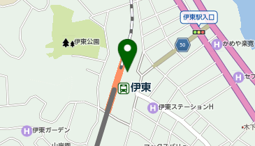 外貨両替機 SMART EXCHANGE JR伊東線 伊東駅の地図画像