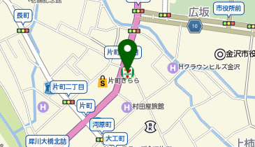 外貨両替機 SMART EXCHANGE セブン-イレブン 金沢片町1丁目店の地図画像