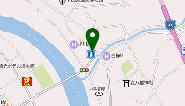 外貨両替機 SMART EXCHANGE ローソン 下呂温泉店の地図画像