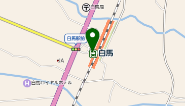外貨両替機 SMART EXCHANGE NewDays KIOSK 白馬の地図画像