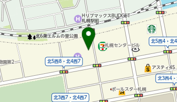 外貨両替機 SMART EXCHANGE 京王プラザホテル札幌の地図画像