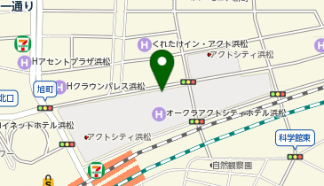 外貨両替機 SMART EXCHANGE オークラアクトシティホテル浜松の地図画像