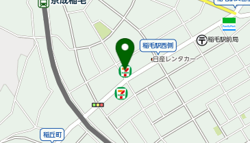 コインランドリーふかふか稲毛東店の地図画像