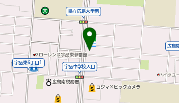 WASH-PARK宇品東店の地図画像