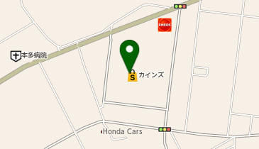 大型コインランドリー小見川カインズ店の地図画像