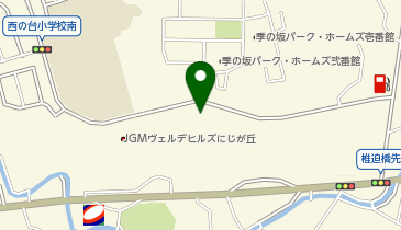 コインランドリー虹ヶ丘店の地図画像