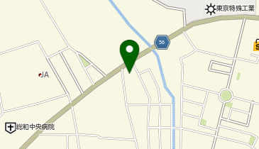 大型コインランドリー駒羽根店の地図画像