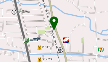 コインランドリーあらいぐま三室戸店の地図画像