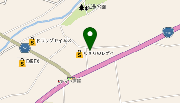 コインランドリー鬼北店の地図画像