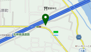 ホワイト急便久我店の地図画像