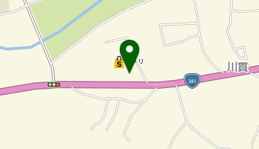 コインランドリーさわやか空間大沢店の地図画像